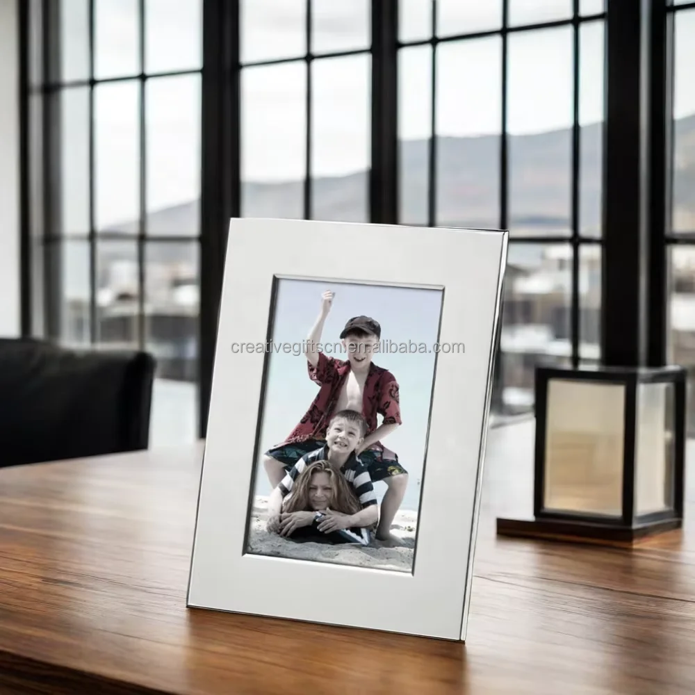 Wholesale Custom 5x7 Silver Metal Photo Frame for Home Decor