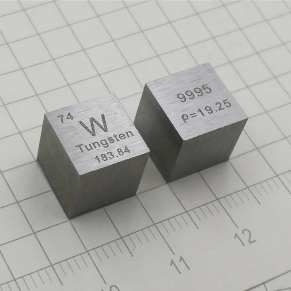 Good Price for sale 99.95% Pure Tungsten Cube Tungsten pellet, Tungsten metal ingot