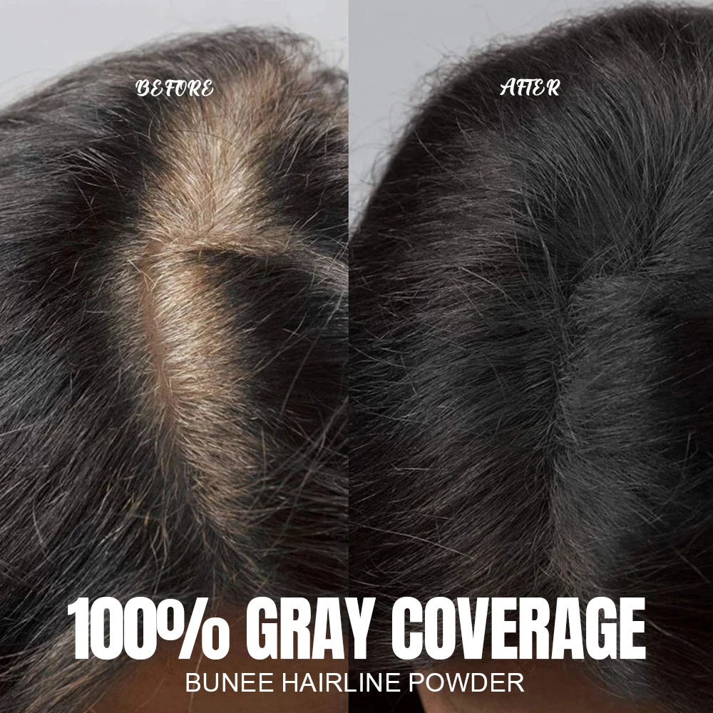 OEM Hairline Shadow Powder Instant Cover Hair Root up Hair Loss Concealer Private Label With Mirror And Puff For Thinning Hair