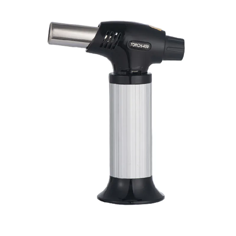 Hot Selling Wholesale Price Torch Lighter Gas Windproof Custom Logo Fancy Gift Box Top-grade gun Lighter