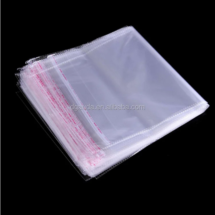 T shirts or cellphone  packaging  self  adhesive clear opp plastic bags