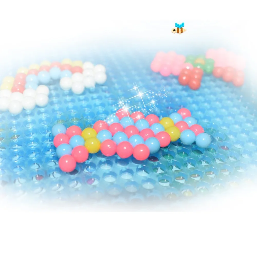 Образовательные художественные игрушки, бусины для распыления воды, Детские креативные пластиковые бусины для самостоятельного творчества с водяным предохранителем для подарка