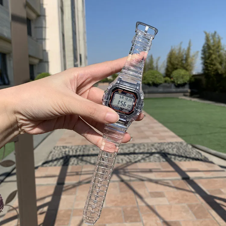 LAIHE Custom High Quality Correas Reloj TPU Multicolor Watch Strap Watchband for Casio Watch Bands Straps