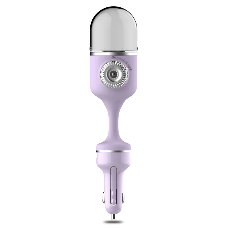 New DC12V 70ML Car Steam Humidifier with  Car Charger USB,Air Purifier Aroma Oil Diffuser Aromatherapy Mist Maker Fogger