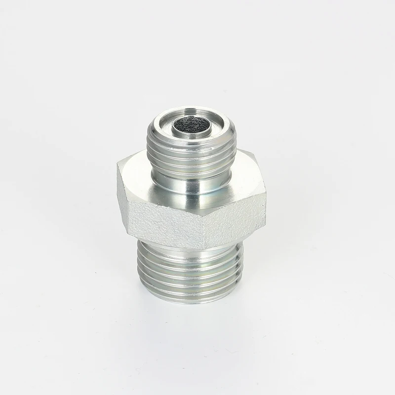 Pipe external thread 60 degrees inner cone or hexagon end face combination gasket seal/pipe external thread