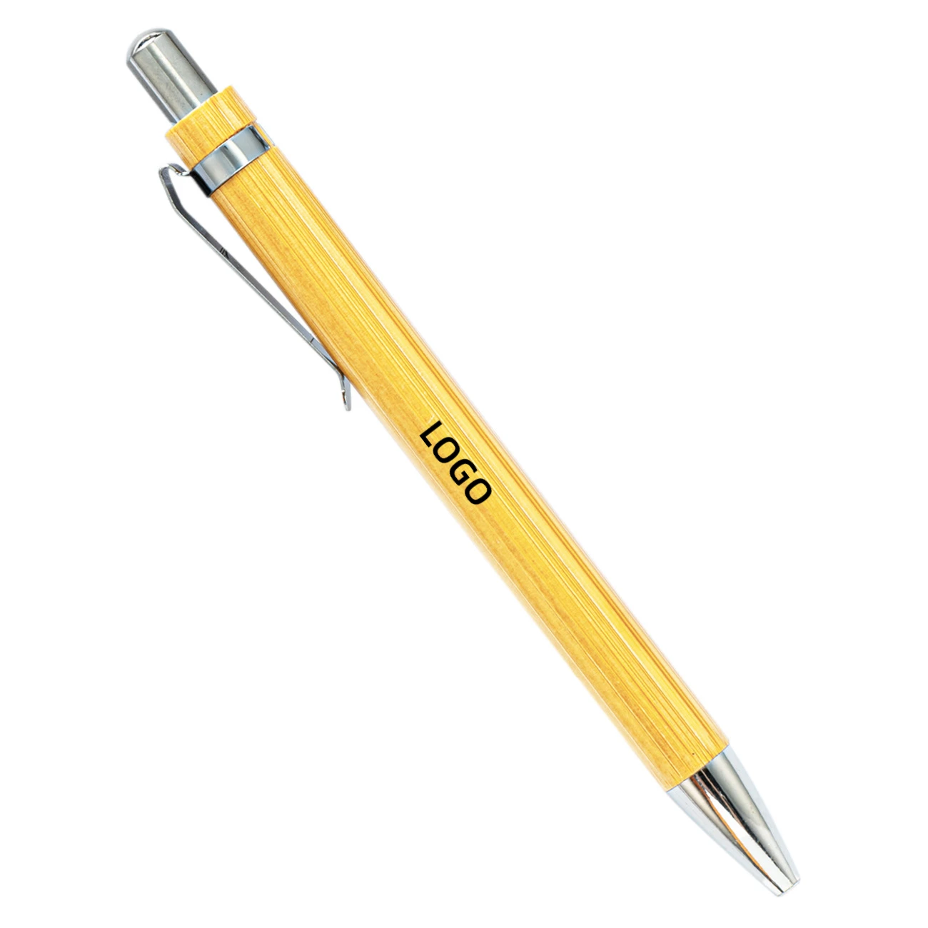 P4400 custom ballpoint pen Environmental Bamboo Pen recycle utilization Promotion Office Advertising School use custom ball pen
