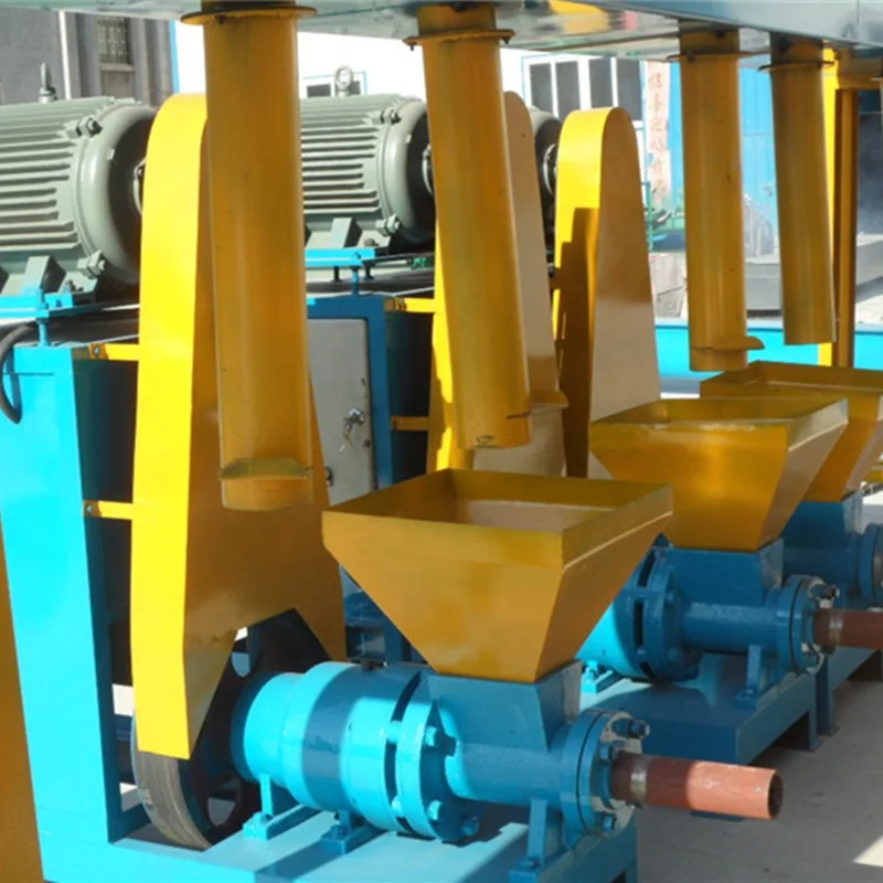 Rice husk charcoal briquette extruder/wood sawdust briquettes machine 0086 15617575581