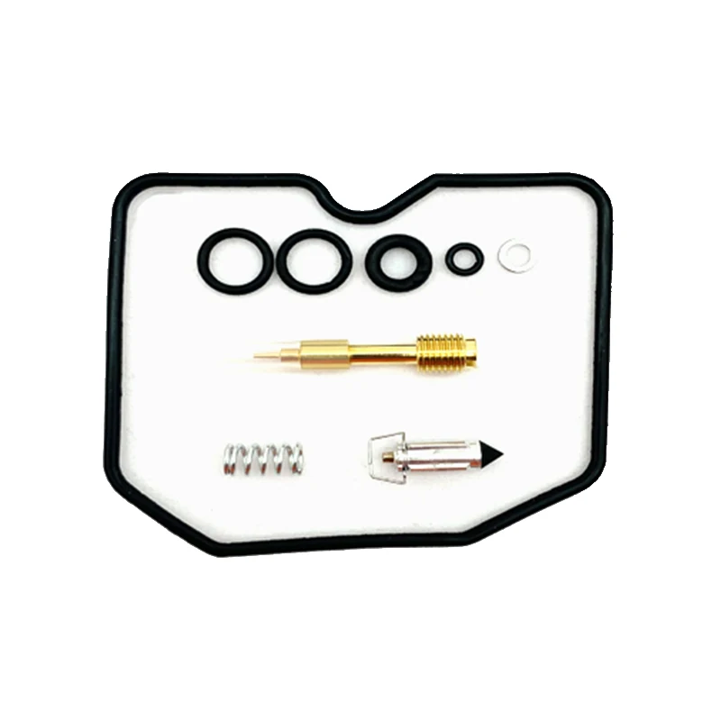 Motorcycle Carburetor Repair Kit with Needle Valve Float Bowl Gasket Rebuild Parts for Kawasaki ZL400 1988-1995 ZL 400