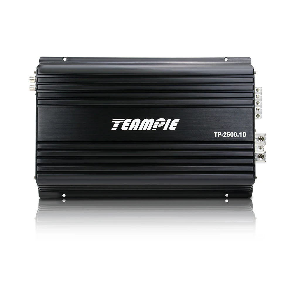 Teampie OEM High Power RMS 2500W Class D Monoblock Full Range Car Audio Amplifier For Mid-High TP-2500.1D