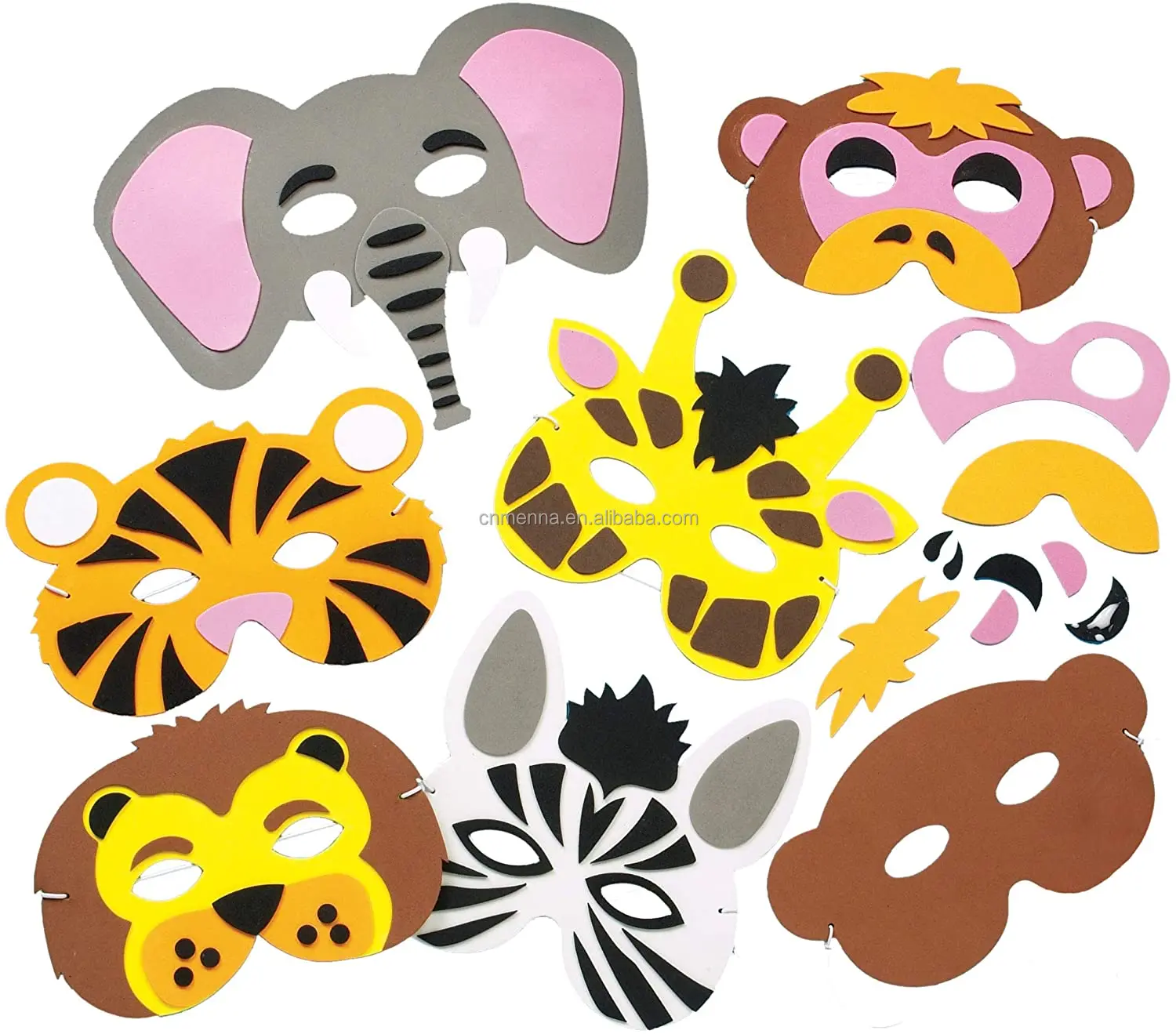 EVA Foam Material  High Quality Customizable Styles Size Halloween Face Masks