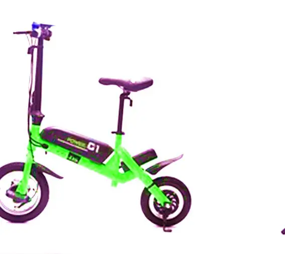 
Appearance fashion high carbon steel hard front fork man woman and child Folding electric bike C1 
