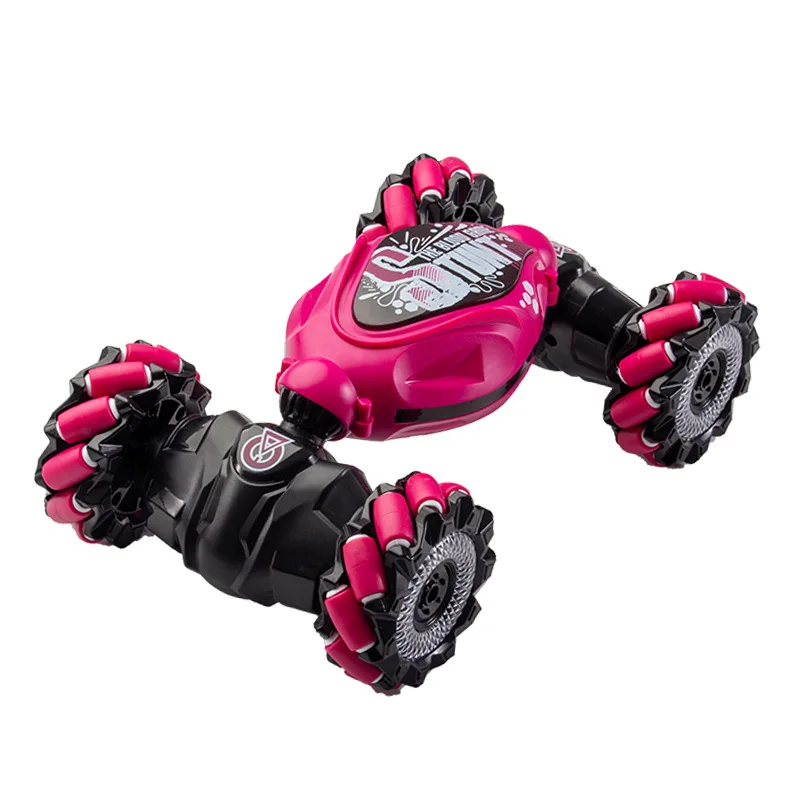 Double-Sided Stunt Remote Control Racing Car Kids Four-Wheel Drive Off-Road Vehicle Sound Light Effects Gesture RC Car Charger