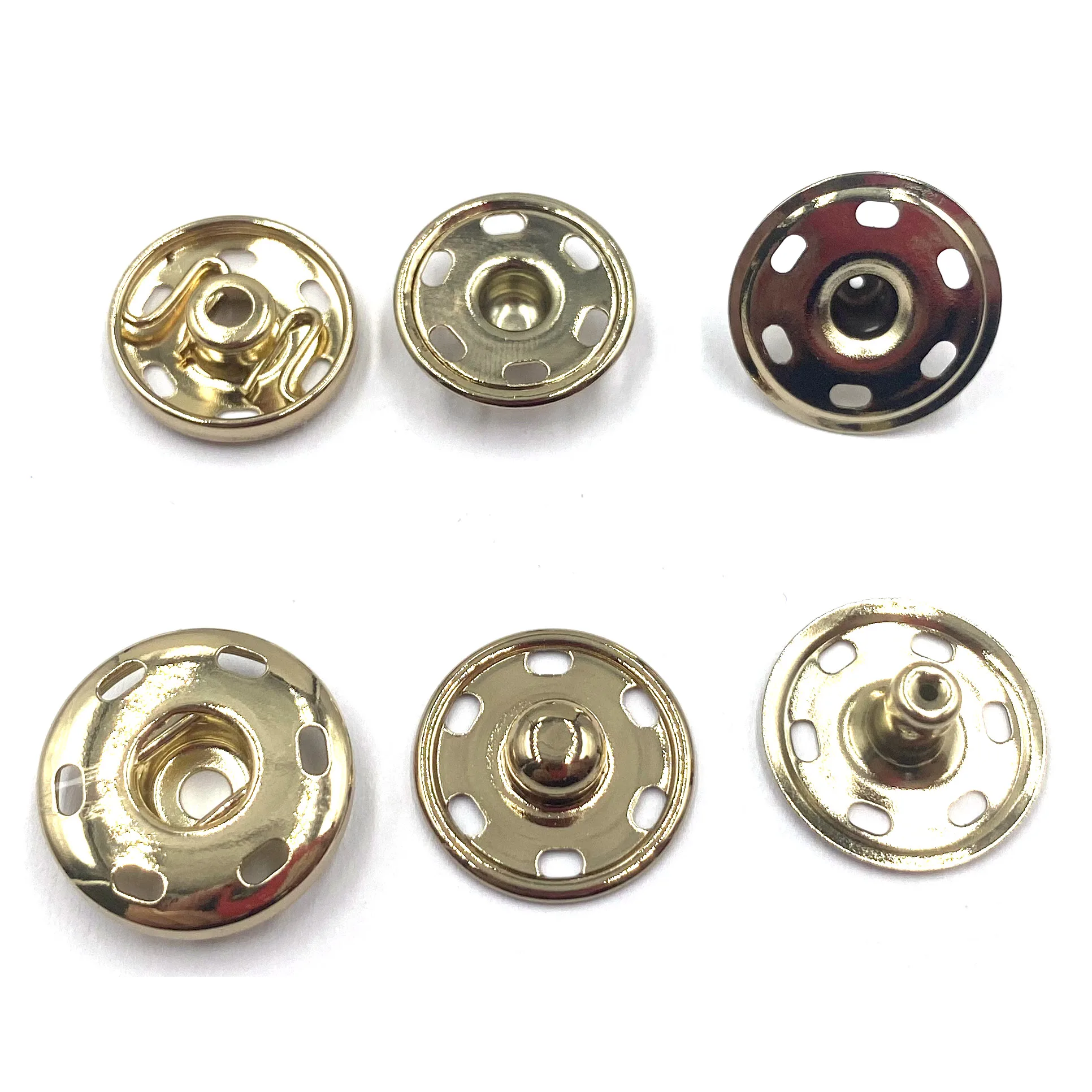 Factory Supplier New Brand Custom Spring Snap Fastener Decorative Snap Button Press Studs