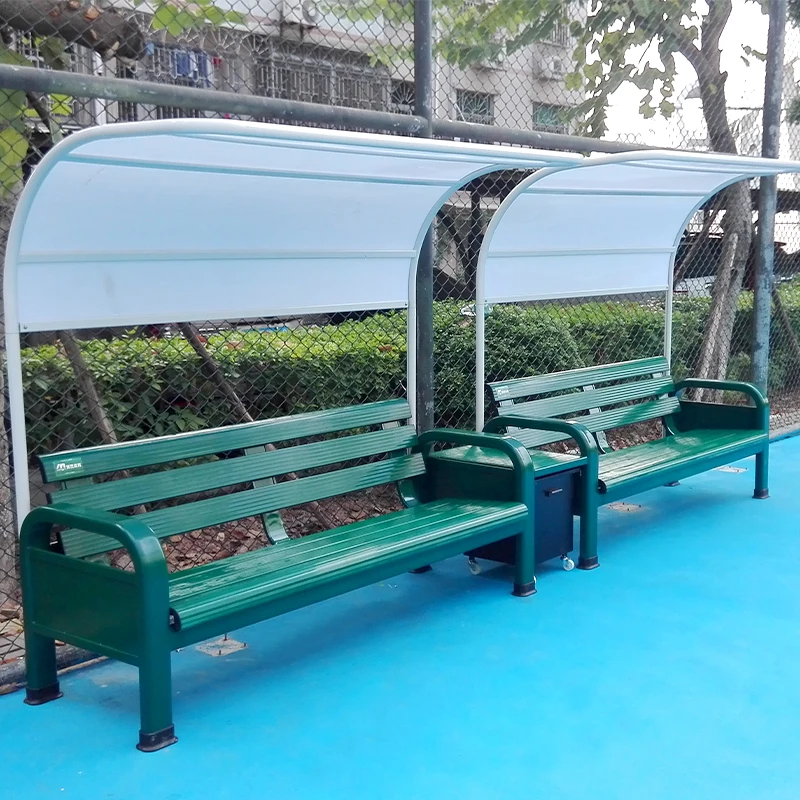 Outdoor Metal Aluminum Bench Alloy Chair Tennis Field Chair Court Seats For International Tournaments And Senior Courts
