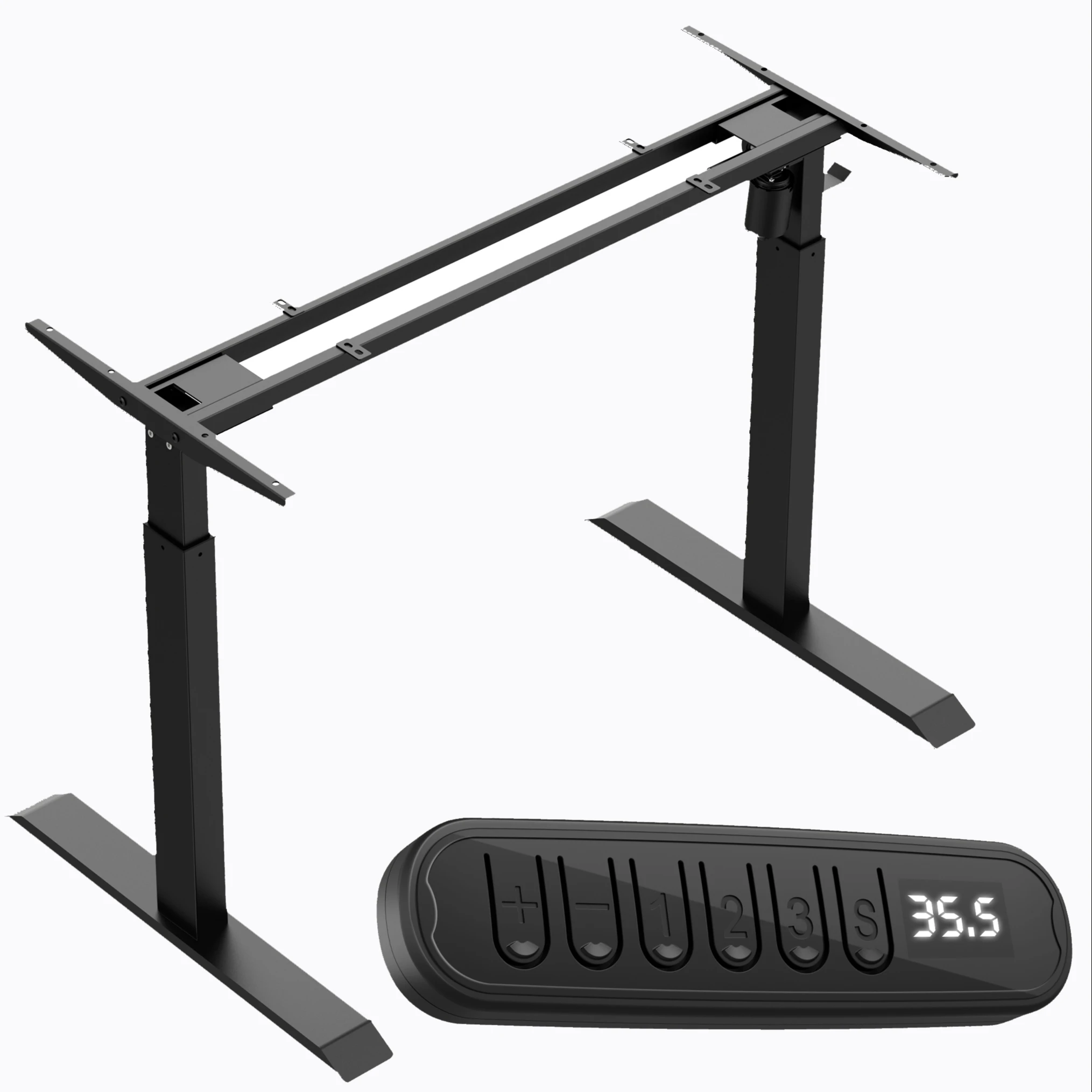 Factory Outlet New Home Office Use Ergonomic Electric Sit Standing Adjustable Lift Desk Frame Base Leg