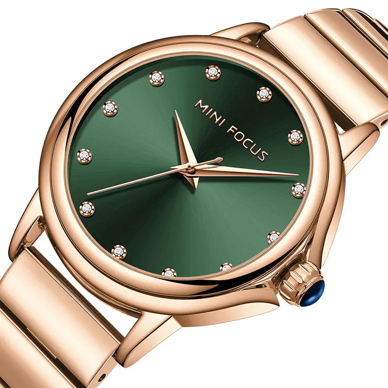 MINI FOCUS 0493 Luxury Quartz Wristwatches For Women Ladies Fashion 30m Waterproof Female Girl Watches Relogio Feminino Clock