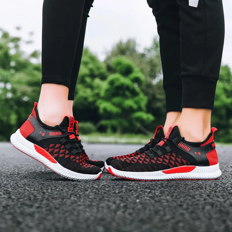 manufacturer  flying knit white casual shoes vapors plus new fashion air comfortable sneakers  sports shoes for men