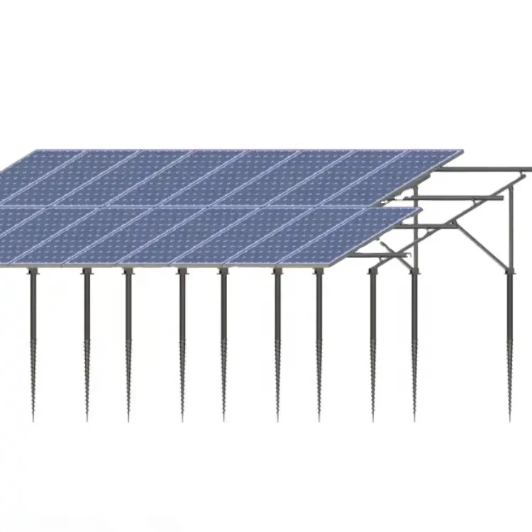 home solar price solar tracking system single and dual axis support components slew drive Solar Racking Systems
