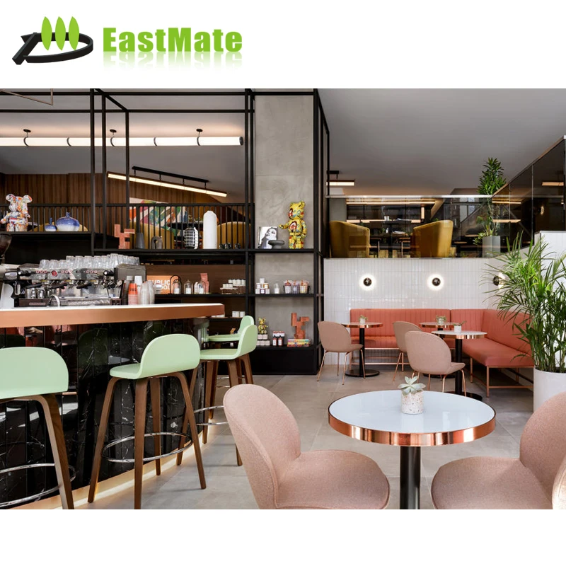 Wholesale Luxury Commercial Restaurant Furniture Hotel Cafes Restaurant Tables and Chairs Dining Table Modern Restaurant Set