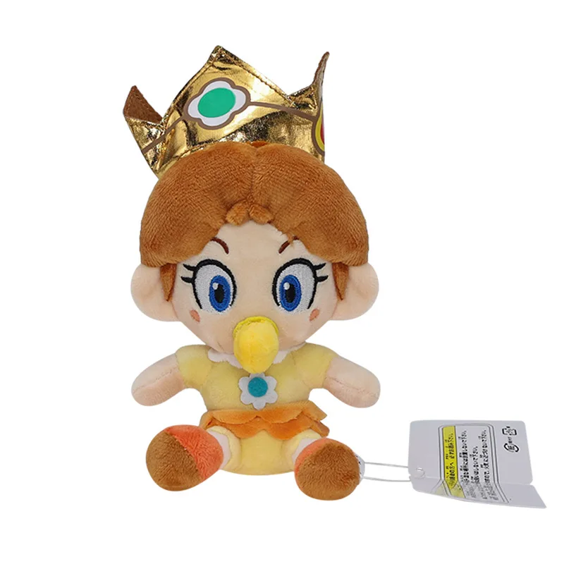 HECION Original Toy Plush 6 inch 17cm to 19cm Super Soft Pillow Stuffed Toy Super Mario Princess Dress Up Design Toy