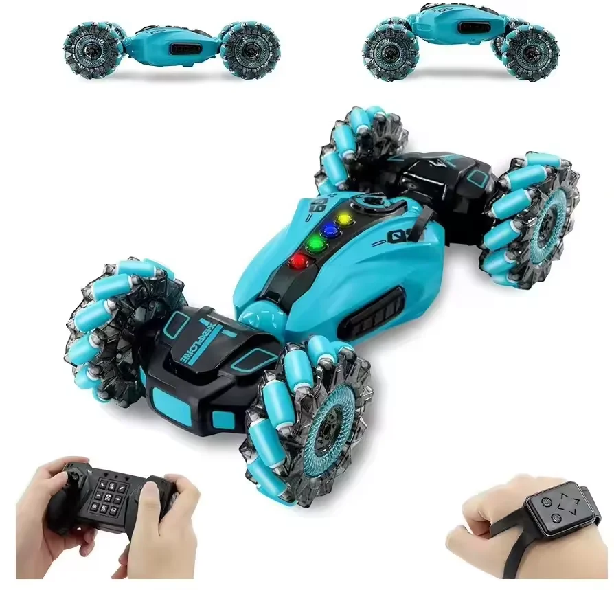 2024 1:12 New Upgraded RC Stunt Car Kids Radio Control Toys Hand Controlled Gesture RC Car With Mist Spray Music And Light