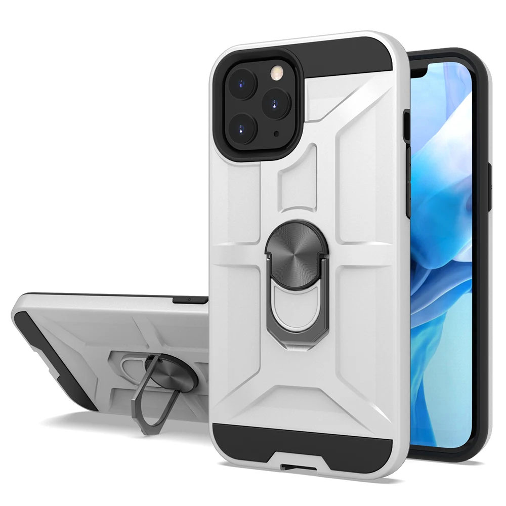 2021 новый торговый прочный ПК ТПУ кольцо сотовый телефон чехол для Iphone 11 Pro Max задняя крышка 12 Mini 13
