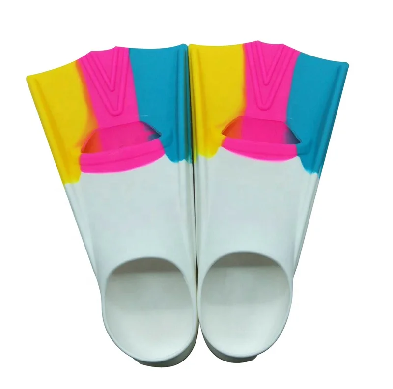 professional silicone swim fins flippers for training swimming diving