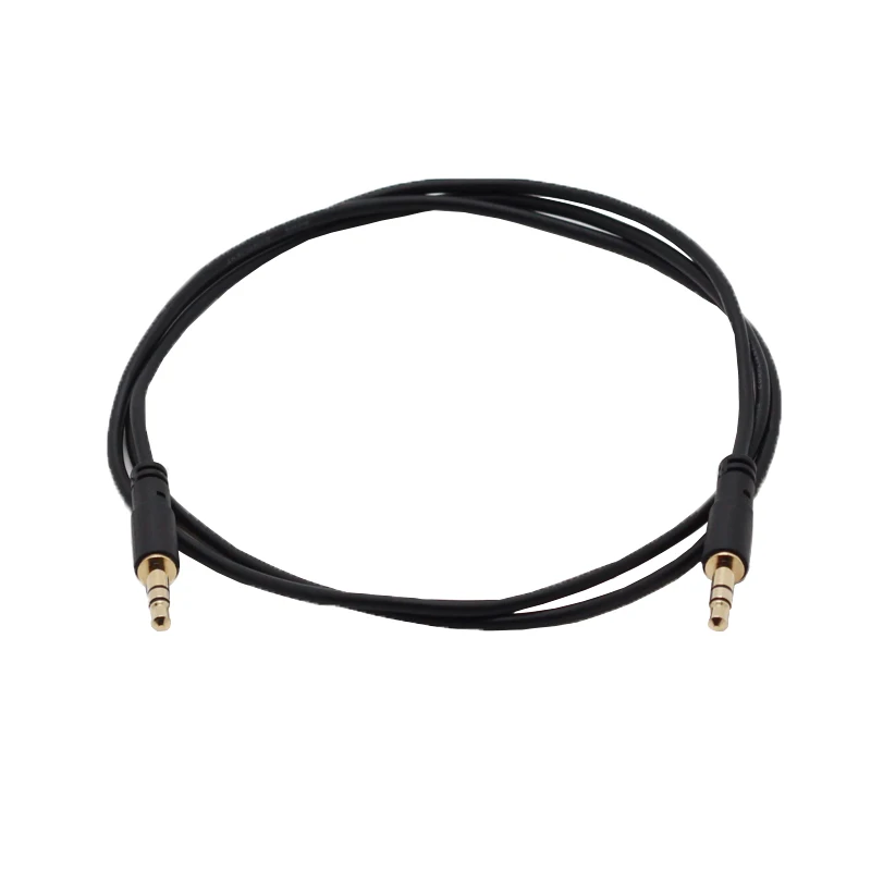 Stereo Audio Video Cable 3.5mm 3 Pole Gold-plated Male to Male  For Phone Car Speaker MP4 Headphone Audio Aux Cable