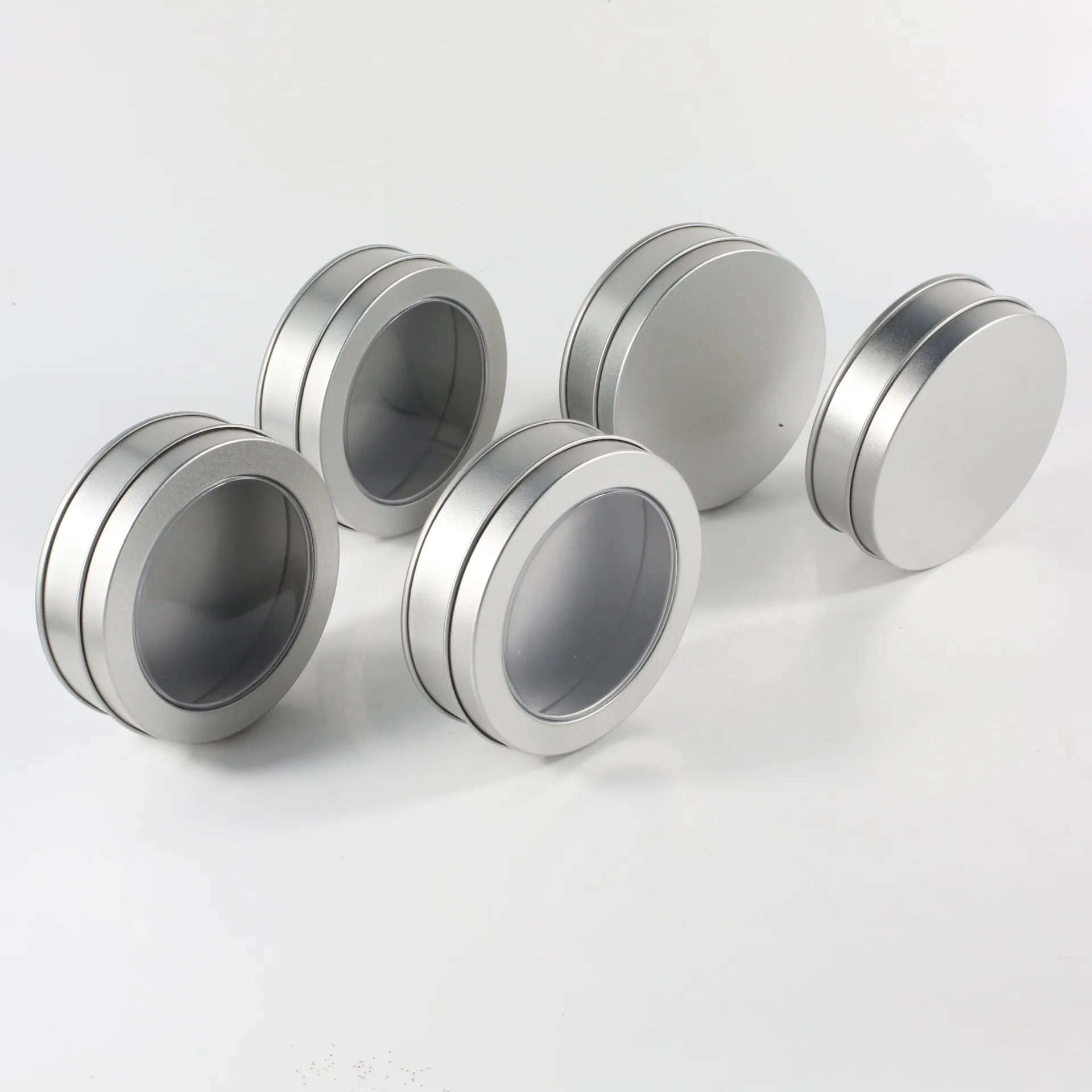 Hot Sales Food Grade Round Metal Squid Container Hokey Poke Candy Sugar Cookie Tin Packaging Squid Game Box