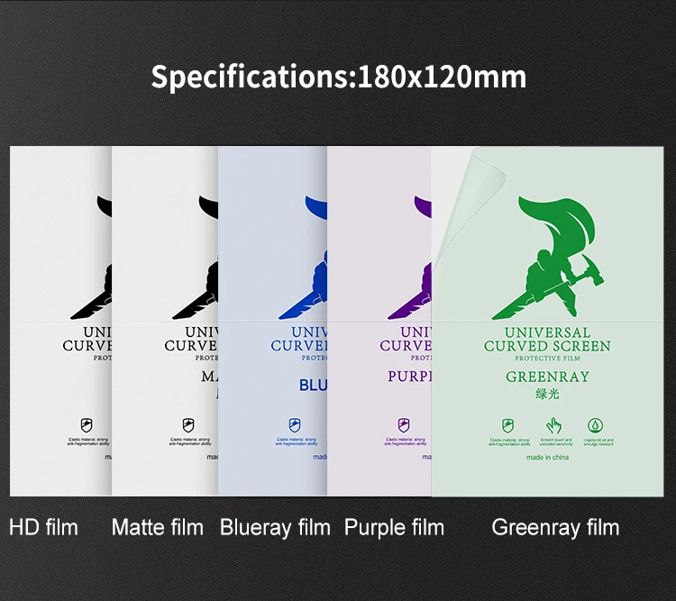 Premium Quality 18x12cm Cutting Machine Material  TPU Hydrogel Film Nano Soft Screen Protector For Films Cutting Machine
