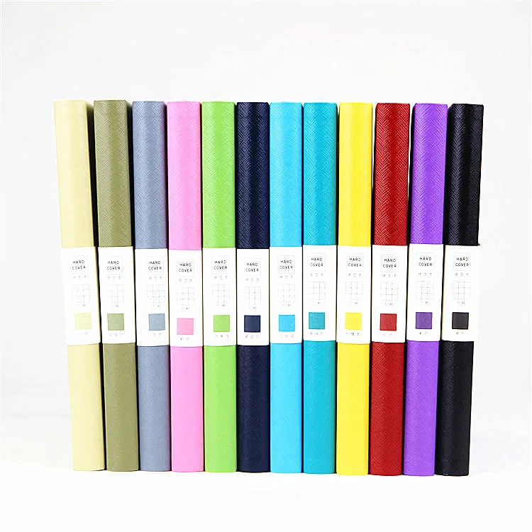 
School supplies FRONT logo printed pu hardcover dotted grid plain a5 journal note book notebook 