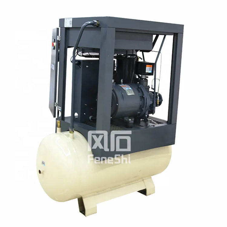 Новое поступление 2020, 40 куб. М, 10 бар, полный комплект, промышленный интегрированный воздушный компрессор винтового типа