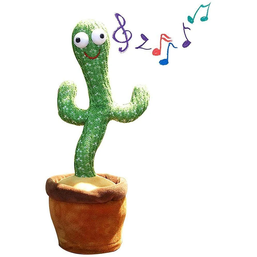 New design Singing Dancing Cactus Toys Soft Plush Electric Toys Stuffed dancing cactus Toy