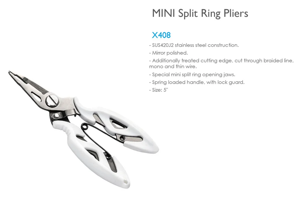 Steel Fishing Pliers with Sheath Hook Remover Braid Line Cutter Split Ring Saltwater Scissors Fishing Tackle Tools