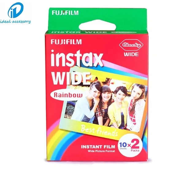 Белая пленка для Fuji Instax Wide Film 5 дюймов 20 листов для камеры Instax w210, W300 Fuji instant