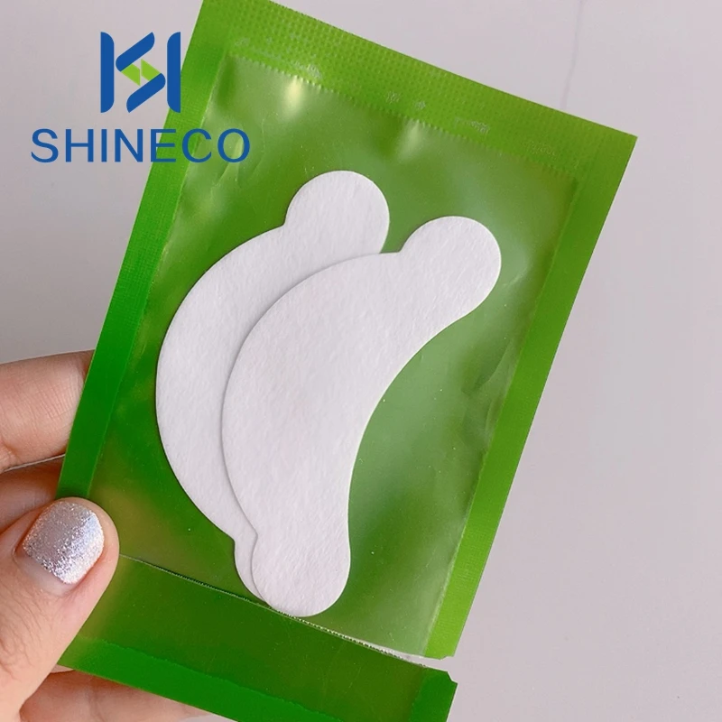 SHINECO Ultra White STY-11 Round Roof Pad For Eyelash Extension Factory Mask Eyepatch Under Eye Collagen Gel Patches