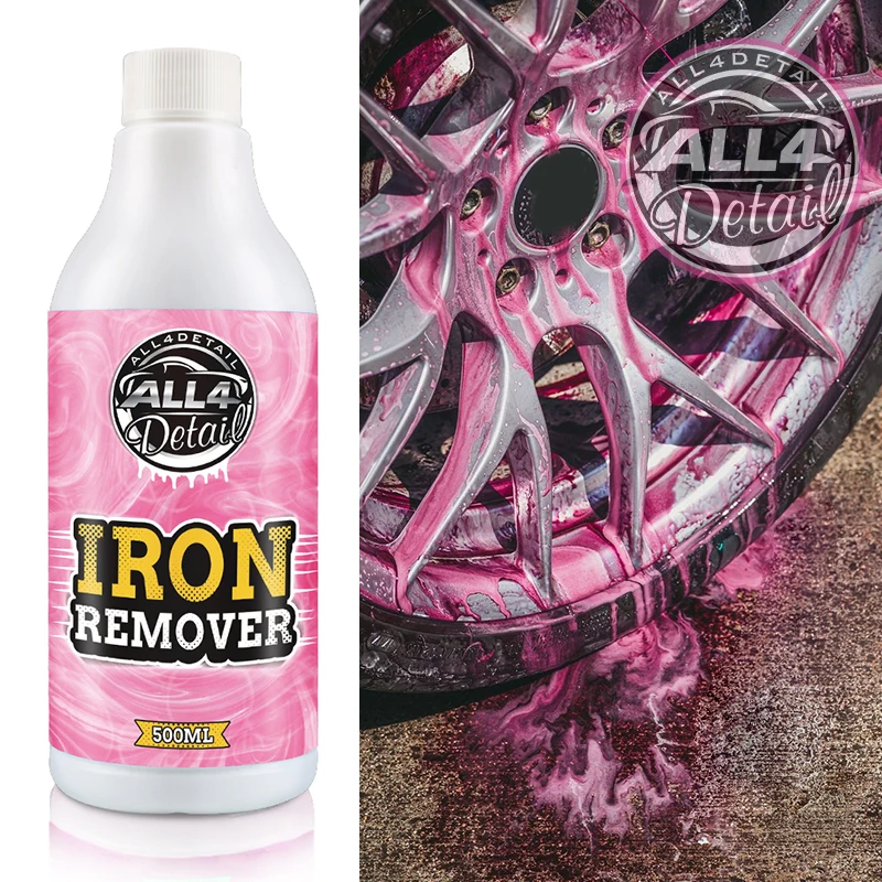 Car Iron Remover Protect Paint Wheels And Brake Rim Metal Dust & Iron Powder Car Iron Remover Agent YT024 500ML
