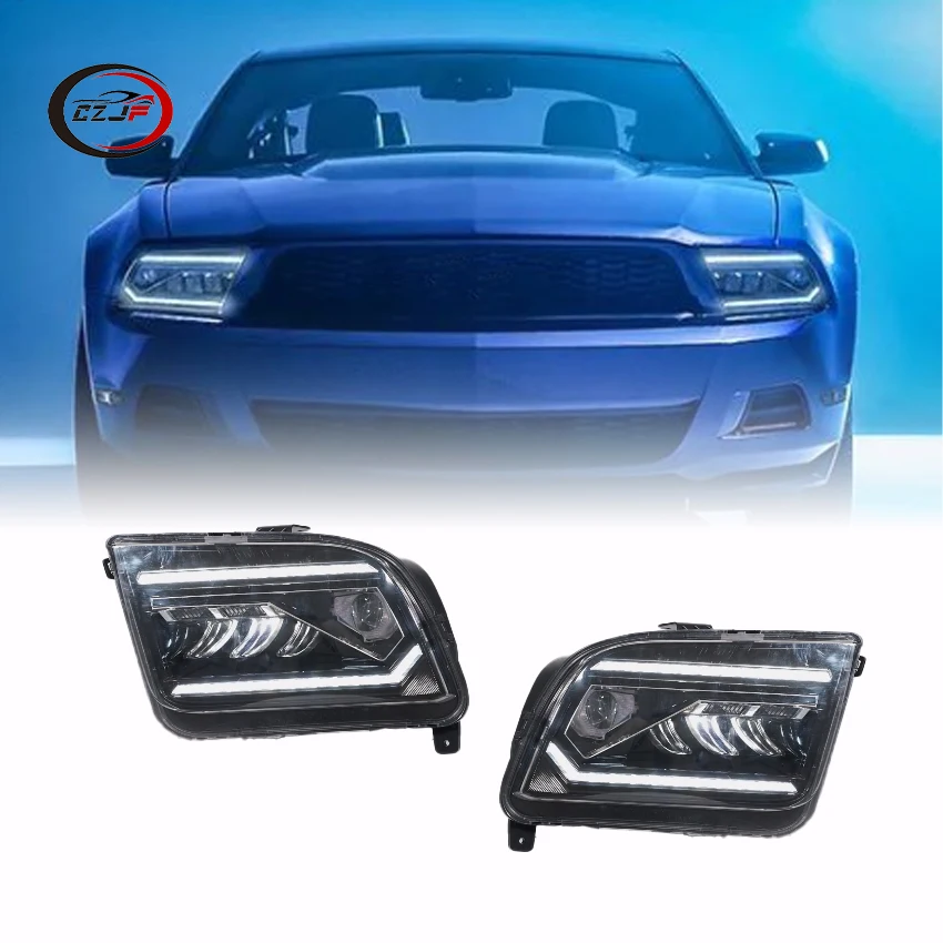 Factory LED Headlight for Ford Mustang 2005 2006 2007 2008 2009 Body Kit Accessories Light Car Bodykit Auto Parts Head