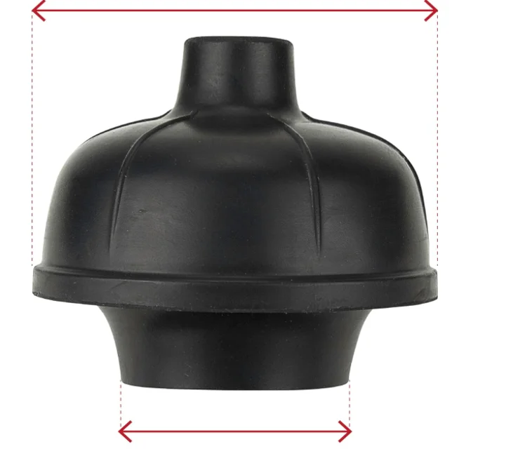 Heavy Duty Toilet Plunger Commercial Grade Double Thrust Force Rubber Cup with Wood Handle