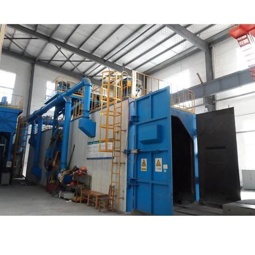 sandblasting sanding booth made of shipping container sandblast wheel pot air compressor sand removal machine equipment