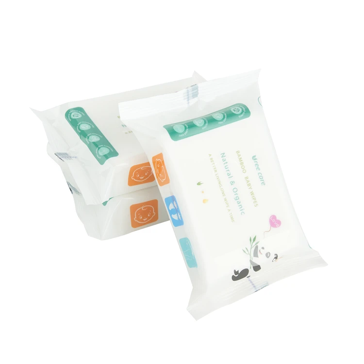 Cheap Baby Wipes Pocket Pack Baby Wipes 100% Pure Water Baby Facial Wipes