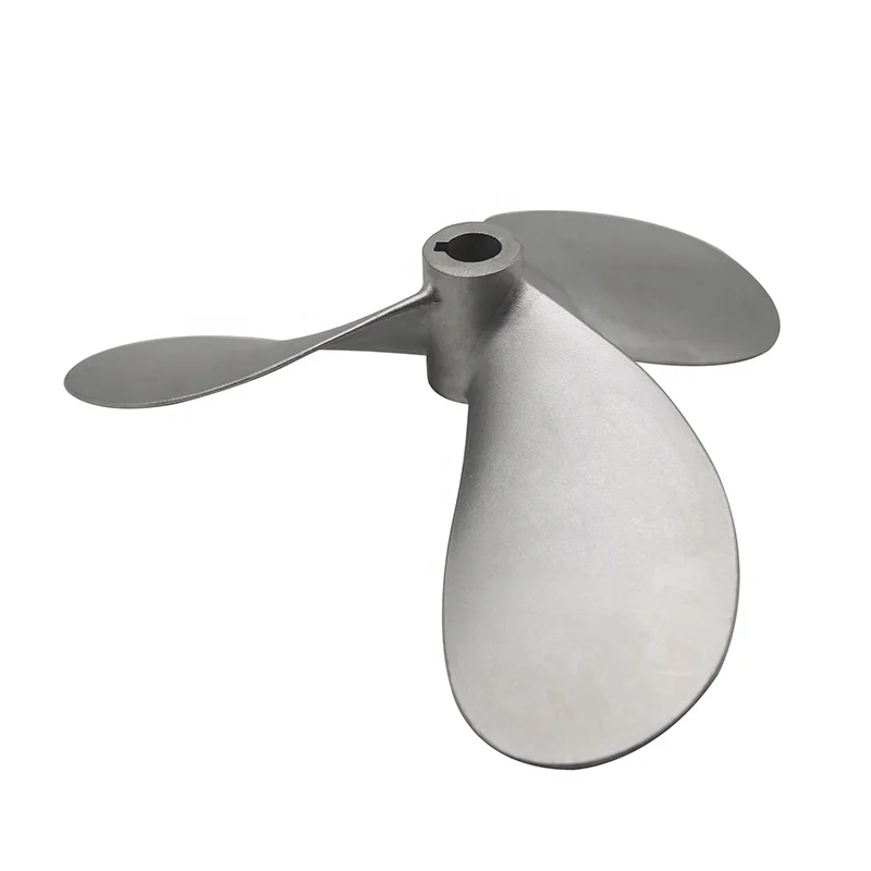 Custom manufacturer ss316 stainless steel investment casting marine propeller