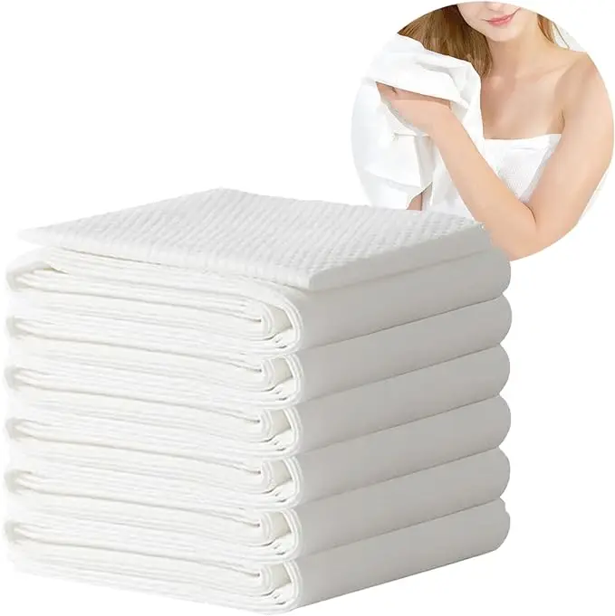 Non-woven disposable Bath Towel hairdressing bath towel disposable absorbent towel