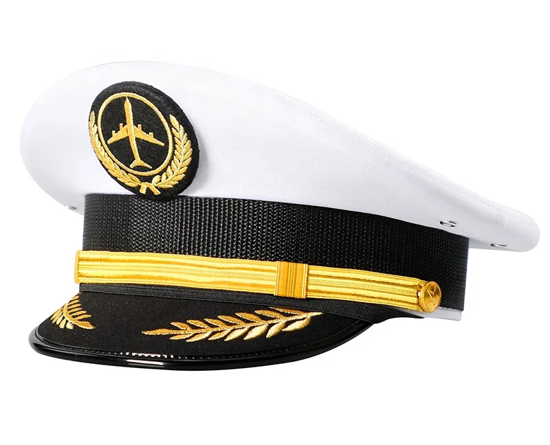 Изготовленный на заказ для вечеринок в стиле милитари капитан шляпы форма шапка пилота капитан шапки