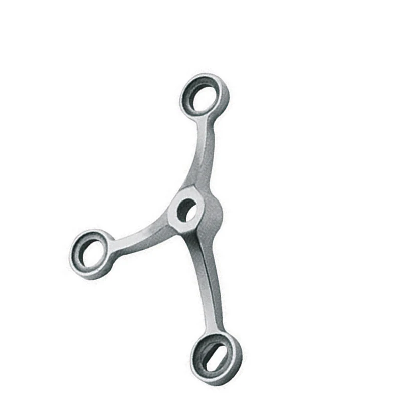 Spider Fittings Hot sale Point-Fix Glass Curtain Wall Stainless Steel Glass Curtain Wall Spider Fittings Brackets  Frameless Str