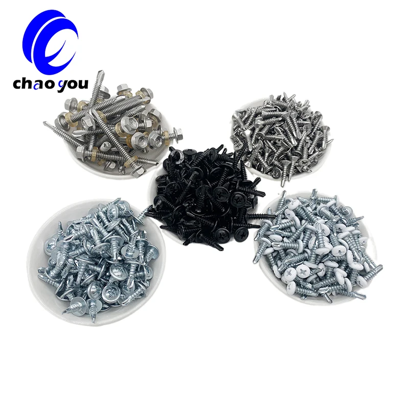 High Quality White Socket Cover Screws Wall Screws in High Demand Highest Sales Horn Head Black Drywall Screws