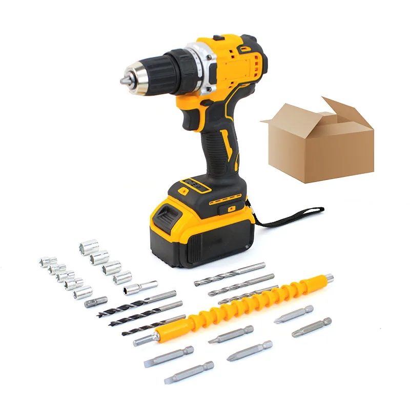 Best Selling Handheld Cordless Mini Power Tool Wireless Drill Set Brushless Cordless Drill