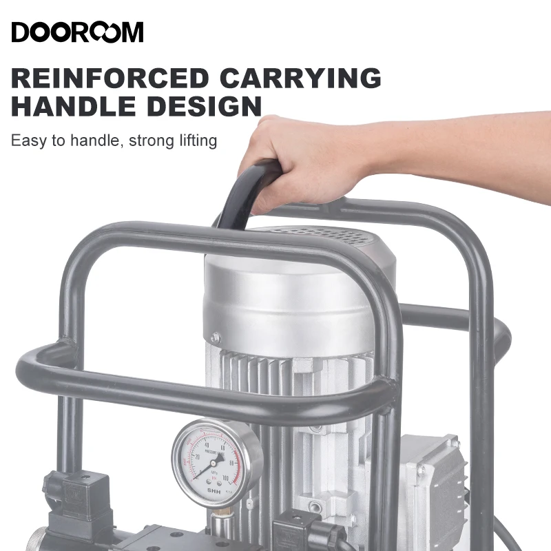 MEN-208E Pedal type automatic oil return hydraulic pump Single-loop electric 750W hydraulic pump