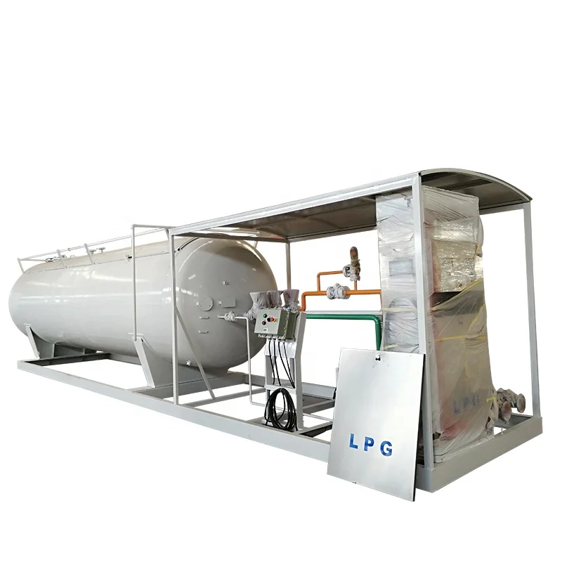 CLW 5MT New & Used Horizontal Mobile LPG Filling Station Carbon Steel Mobile Plant Equipment with Pump & Pressure Vessel