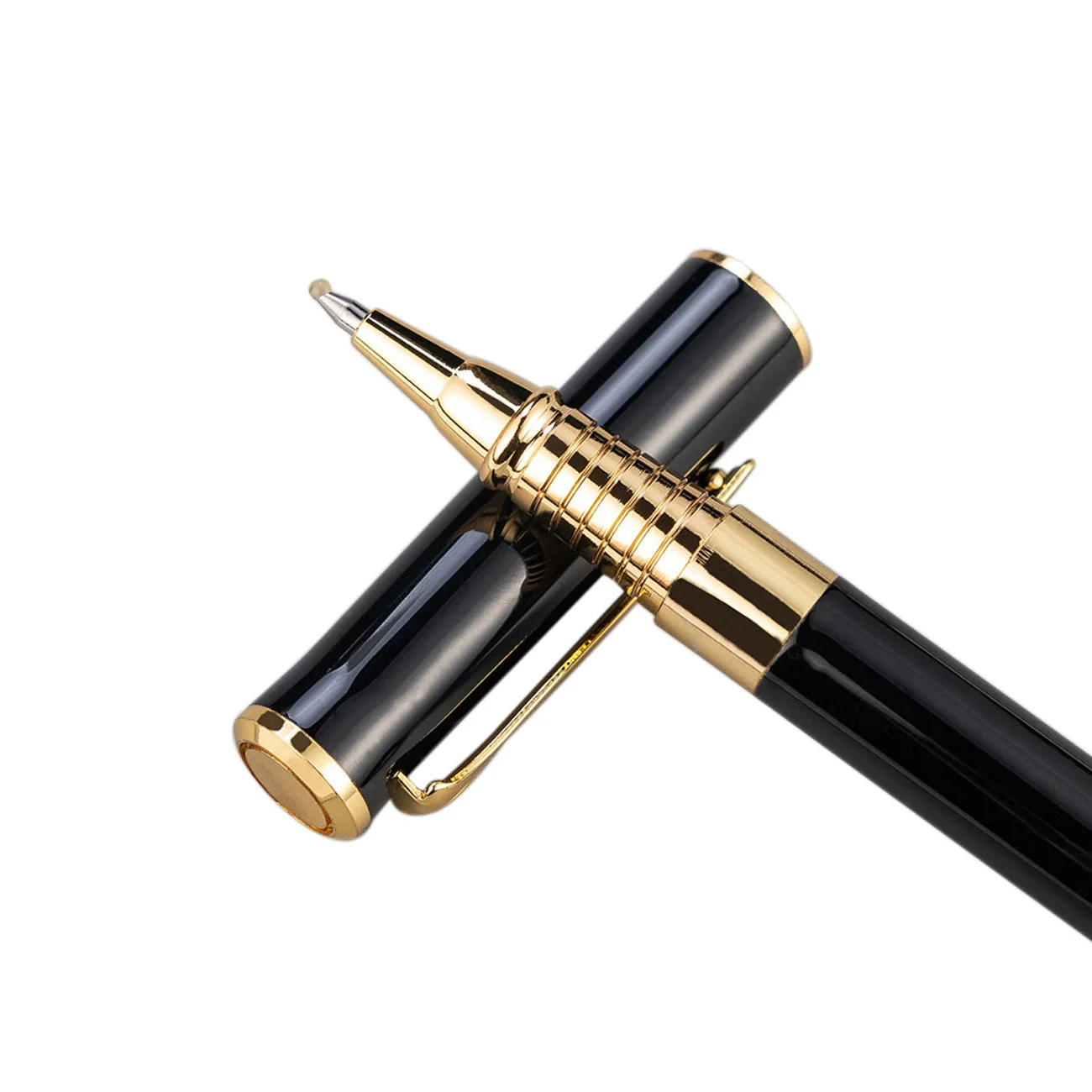 JH Luxury Ink Pen Executive Business Gift Pen Custom Logo Metal Roller Ball Pen For Office